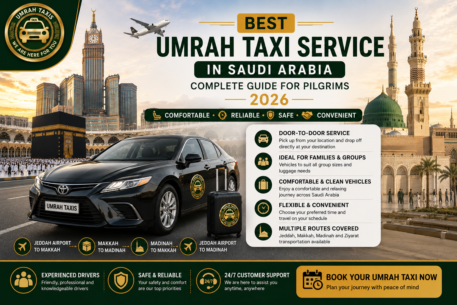 Best Umrah Taxi Service in Saudi Arabia – Complete Guide for Pilgrims 2026